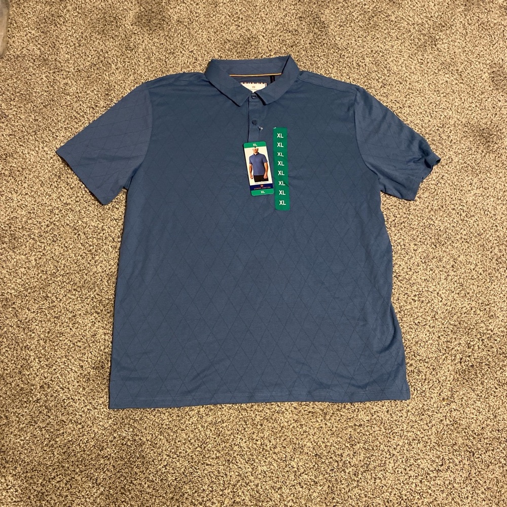 Stylish Blue Golf Polo Shirt for Men